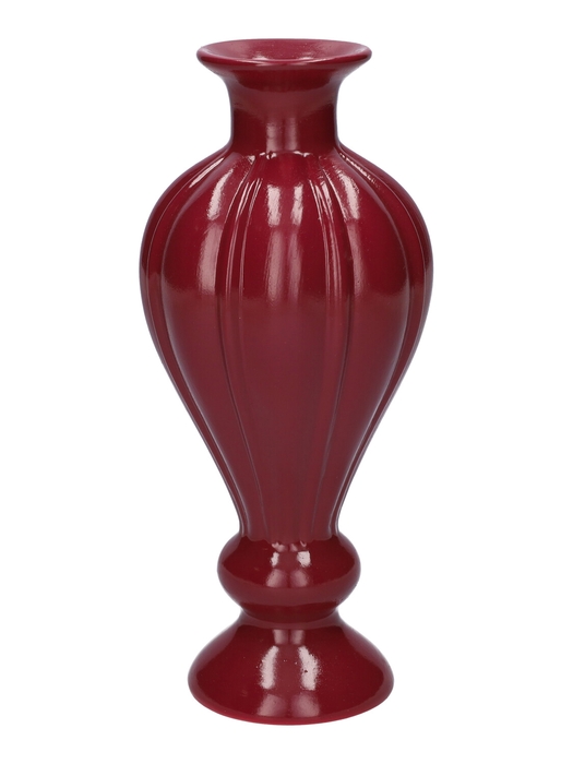 <h4>DF03-666803800 - Vase Celia3 d4.7/8xh18.5 aubergine</h4>