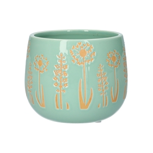 DF03-720570525 - Pot Flair d10.5/11.5xh9.5 l.blue