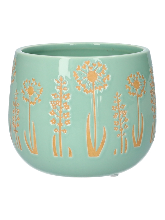 <h4>DF03-720570525 - Pot Flair d10.5/11.5xh9.5 l.blue</h4>