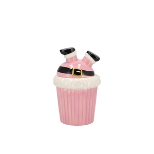 Jolie Jolly Pink Santa Jar 12x11x17cm
