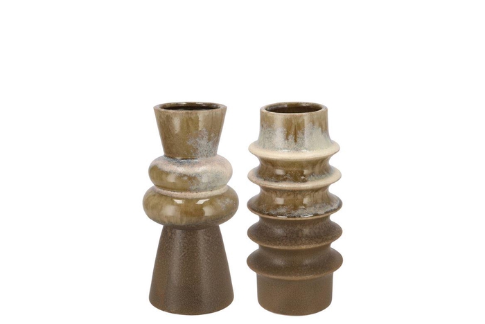 <h4>Dion Brown Vase Sparkle Ass 10x10x18cm</h4>