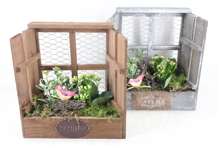 <h4>arr2 TD - Houten raam - roze/wit</h4>