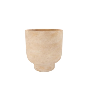Florence Antique Gold Pot Round 13x13x15cm Nm