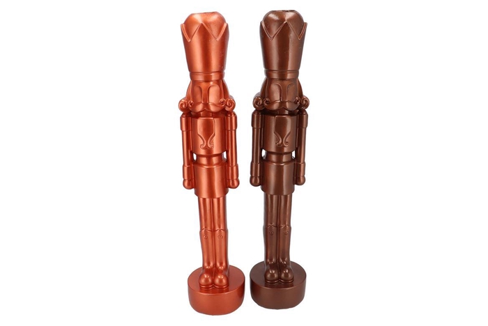Nutcracker Copper Mix Ass 11x11x54cm Nm