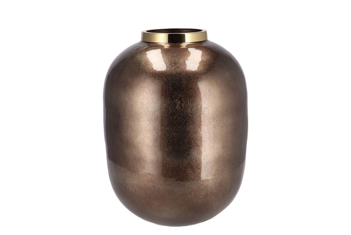 <h4>Julie Scottish Green Vase Flower Iron 28x28x36cm</h4>