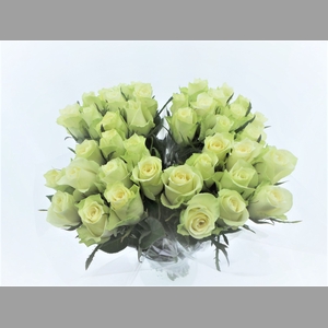 Bouquet Mono Rozen Wit x10 50cm