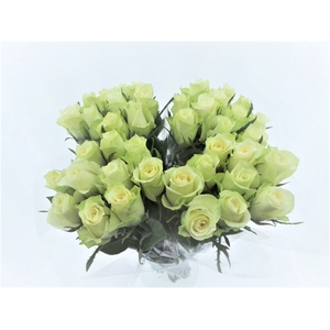 Bouquet Mono Rozen Wit x10 50cm