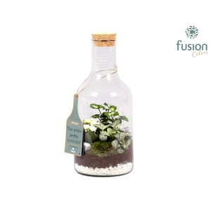 Green Bottle Fles Small met Arrangement