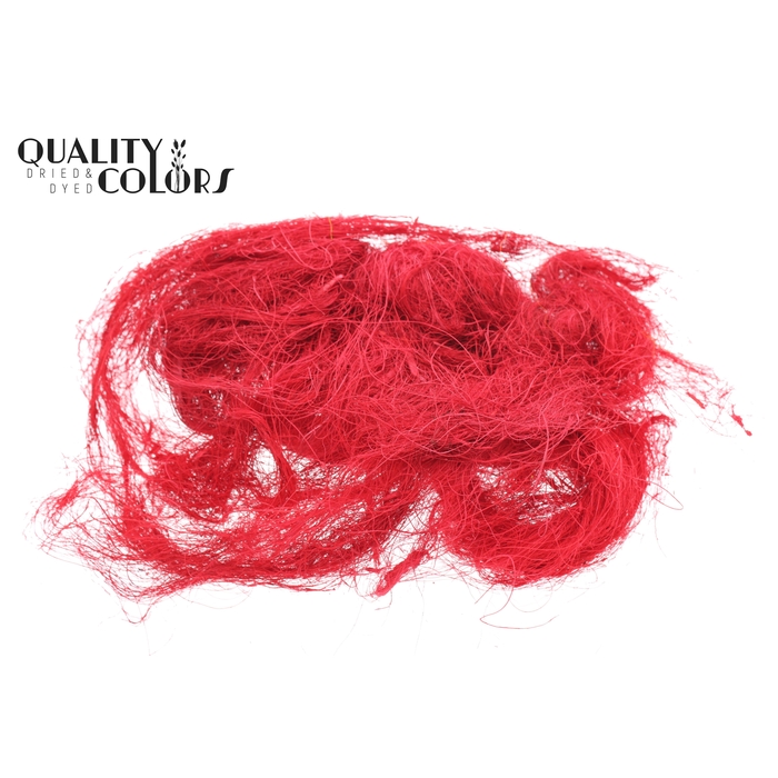 <h4>Coco fibre 250gram in poly Red</h4>