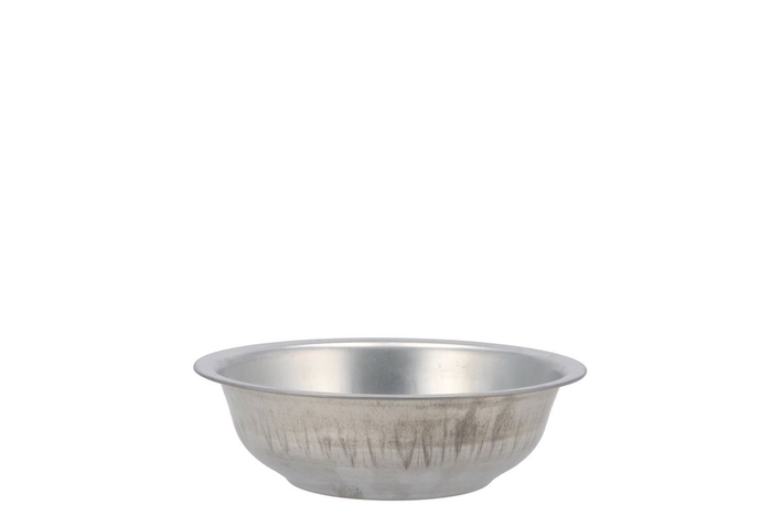 Zinc Basic Natural Bowl 22x7cm