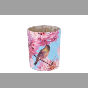 April Bird Blue T-light 10x10x12cm