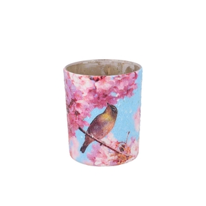 April Bird Blue T-light 10x10x12cm