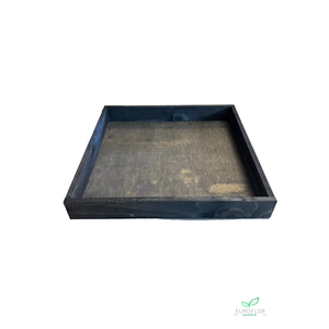 TRAY FIRMIANA 30X30XH4 BLACK WASH