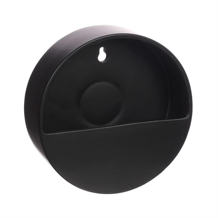<h4>Wall hanger l. 24 w.24 h.8 cm zw.</h4>
