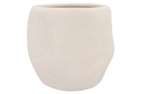 <h4>Lisboa White Pot 40x40x36cm</h4>