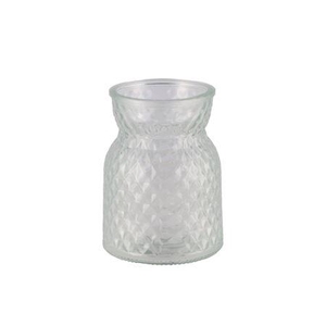Diamond Clear Vase 10x14cm Nm