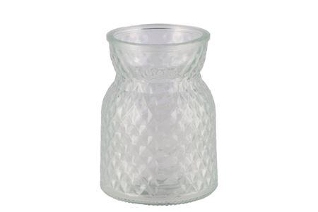 <h4>Diamond Clear Vase 10x14cm Nm</h4>