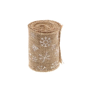 Ribbon Jute Snowflake 3mtr H10cm