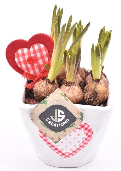 <h4>Keramiek schaal met hart 16cm</h4>