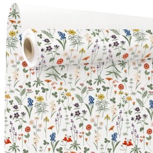 Kraft blanc Herbier multicolor (771029)