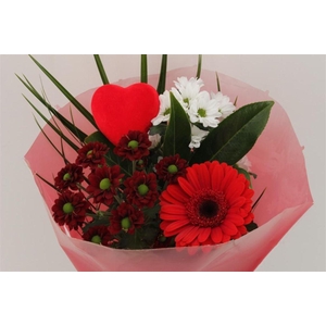 Boeket 5-7 Tak Rood Valentijn