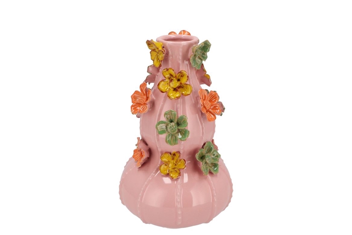 <h4>Flower Light Pink Vase Bubbels 17x26cm Nm</h4>