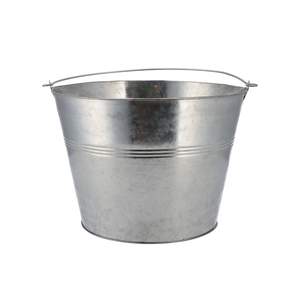 Zinc Basic Natural Bucket 23x18cm