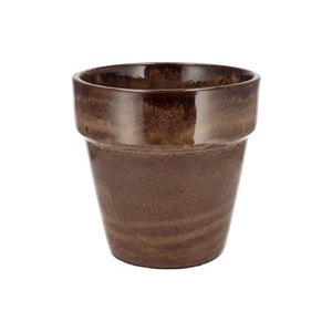 Ebbi Moss Brown Pot Glaze 25x25cm Nm