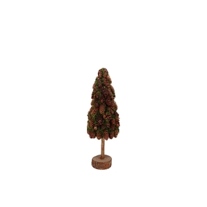 Festive Nature Green Tree Pine Cone Foot 12x30cm