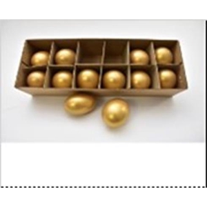 Egg Chicken+ribbon Gold (12)