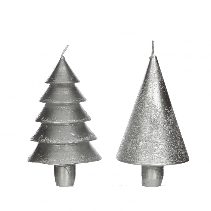 Kerst Kaars kerstboom d07*12cm