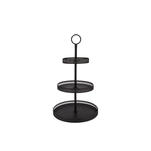 Storage Shelf Esi Metal Wild Black 37x65cm