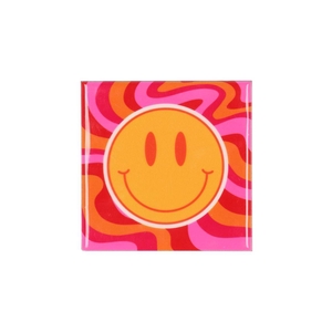 Tile Smiley Orange/pink/red 10x10x1cm