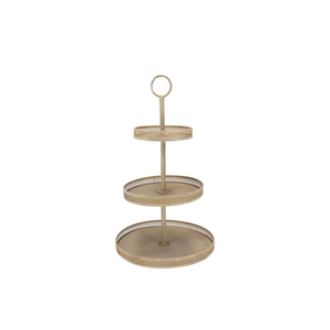 Storage Shelf Esi Metal Cozy Gold Matt 37x65cm