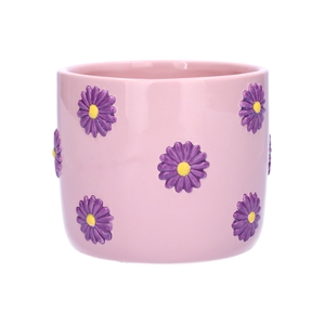 DF03-665800425 - Pot Daisy 3D d10.5/11xh9.5 lilac