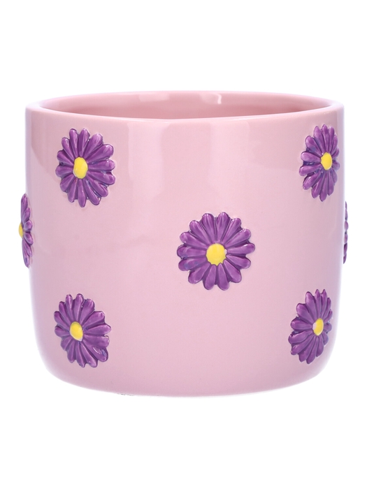 <h4>DF03-665800425 - Pot Daisy 3D d10.5/11xh9.5 lilac</h4>