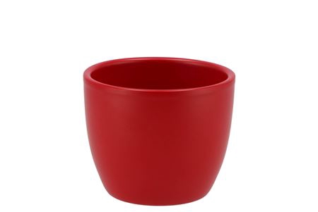 <h4>Ceramic Red Matt Pot 7cm</h4>