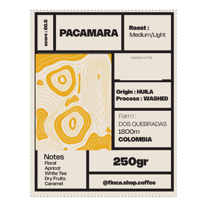 Roasted Coffee Pacamara  Washed