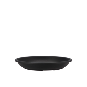 Flowermaterial Plastic Saucer 26cm Black Set Of 10