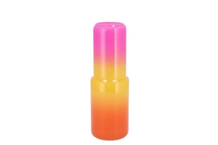 <h4>May Dutch Orange Vase Long 9x9x25cm</h4>