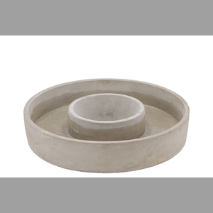 Concrete Ring Grey 26x5cm