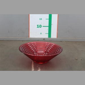 GLAS SCHAAL ROOD H8XD21