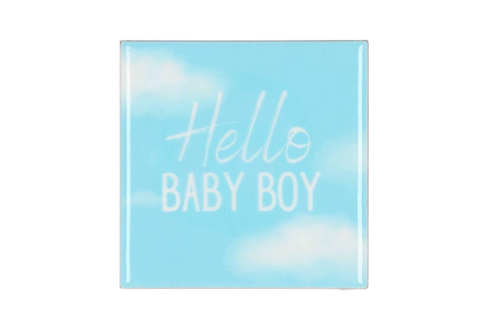 Tile Baby Boy Blue 10x10x1cm Nm