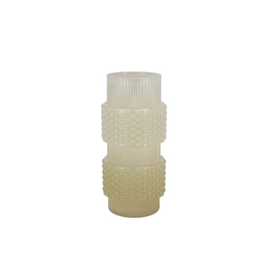 Mae Nordic Green Vase Structure Tricolor 12x12x26cm