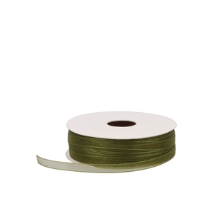 Ribbon Organza 66 Moss Green 50mx7mm