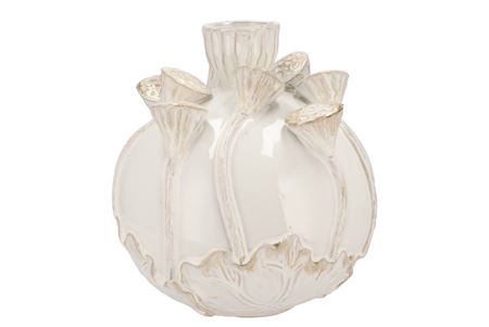 <h4>Mara White Vase Bol Lotus 30x30x30cm Nm</h4>