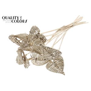 Lata Heart 8cm on stem Hat type Natural