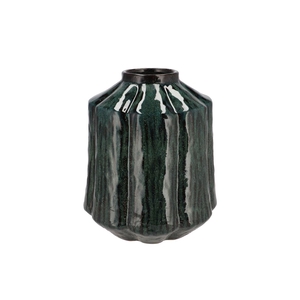 Kiran Majestic Dark Green Vase 26x26x31cm