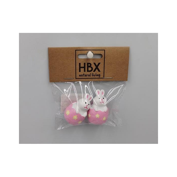<h4>Bunny In Egg 2 Pcs L10W10.5H3</h4>