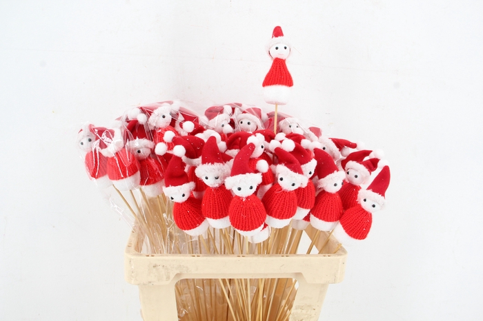 <h4>Stick Snowman 12,5cm Red</h4>